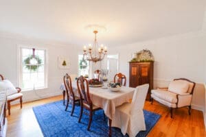 Professionally painted dining room